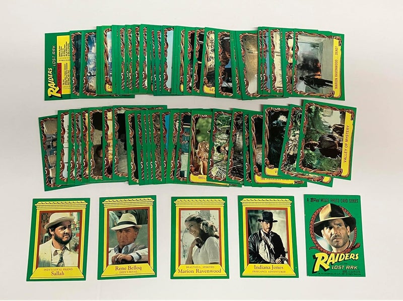 SCORE 1981 Topps INDIANA JONES Raiders of the Lost Ark Trading Card Complete Set (1-88) - Image 2